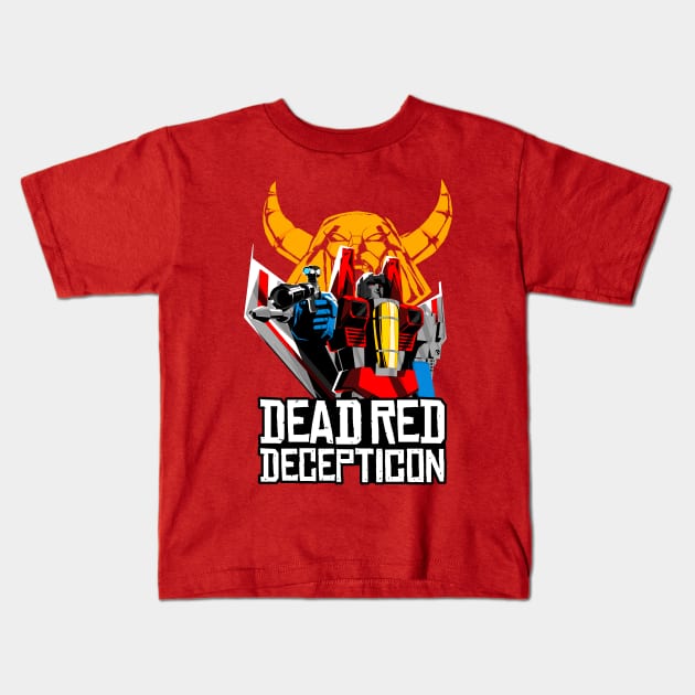 Dead Red Deception Kids T-Shirt by manoystee